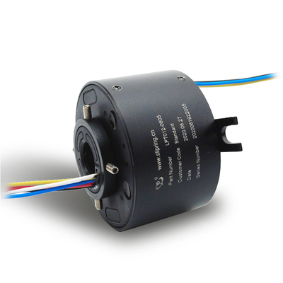 12.7mm Through Hole Slip Ring 6 Circuit 5A Precious Metal Contacts