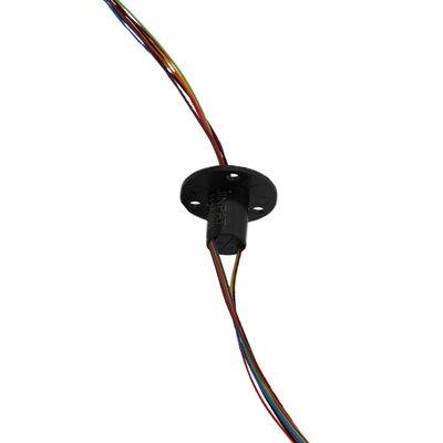 Miniature 8 Circuit Slip Ring Gold Contact 0-300rpm IP40