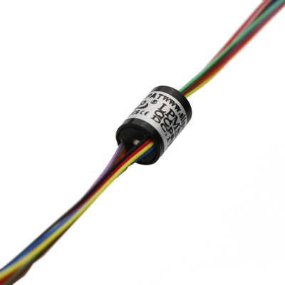 8 회로 캡슐 슬립 링 1A 240VAC/DC 귀금속