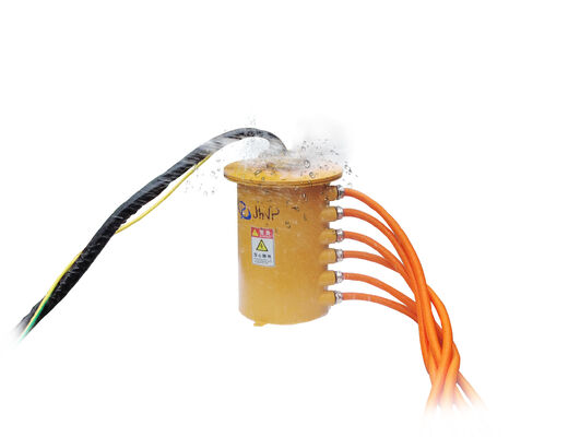 1000VAC/24V 이중전압 및 4×300A 전원 회로로 된 로터리 슬리프 링