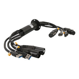 HDMI IP40 60rpm Capsule Slip Ring For Aerial Surveillance Camera