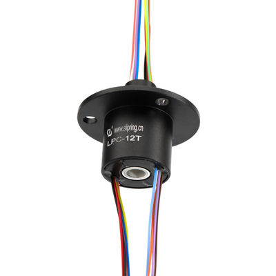 Capsule Slip Ring IP40 12 Circuits 2A With Flange