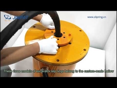 건설 기계 관통형 슬립 링 IP65 36VDC