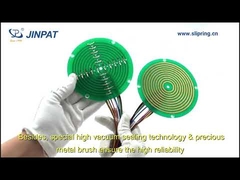 케이블 릴용 2 회로, 5A 플랫 타입 라우팅 팬케이크 슬립 링